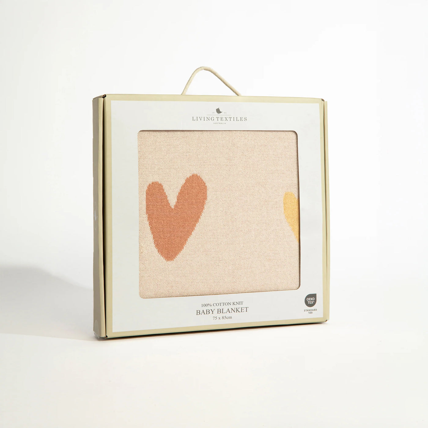 Living Textiles Jacquard Blanket - Bohemian Bliss/Heart