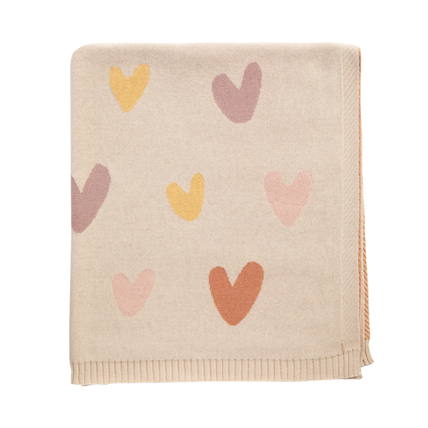 Living Textiles Jacquard Blanket - Bohemian Bliss/Heart