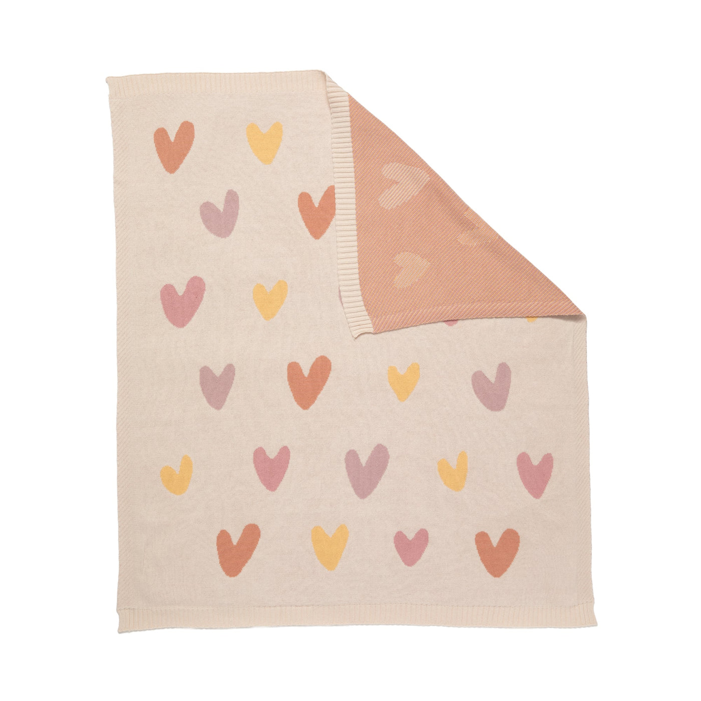 Living Textiles Jacquard Blanket - Bohemian Bliss/Heart