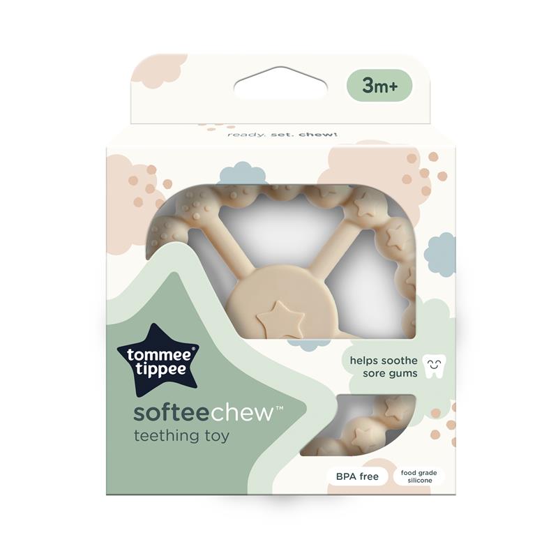 Tommee Tippee Silicone SofteeChew Teether - Beige