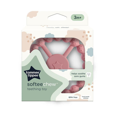 Tommee Tippee Silicone SofteeChew Teether - Rose