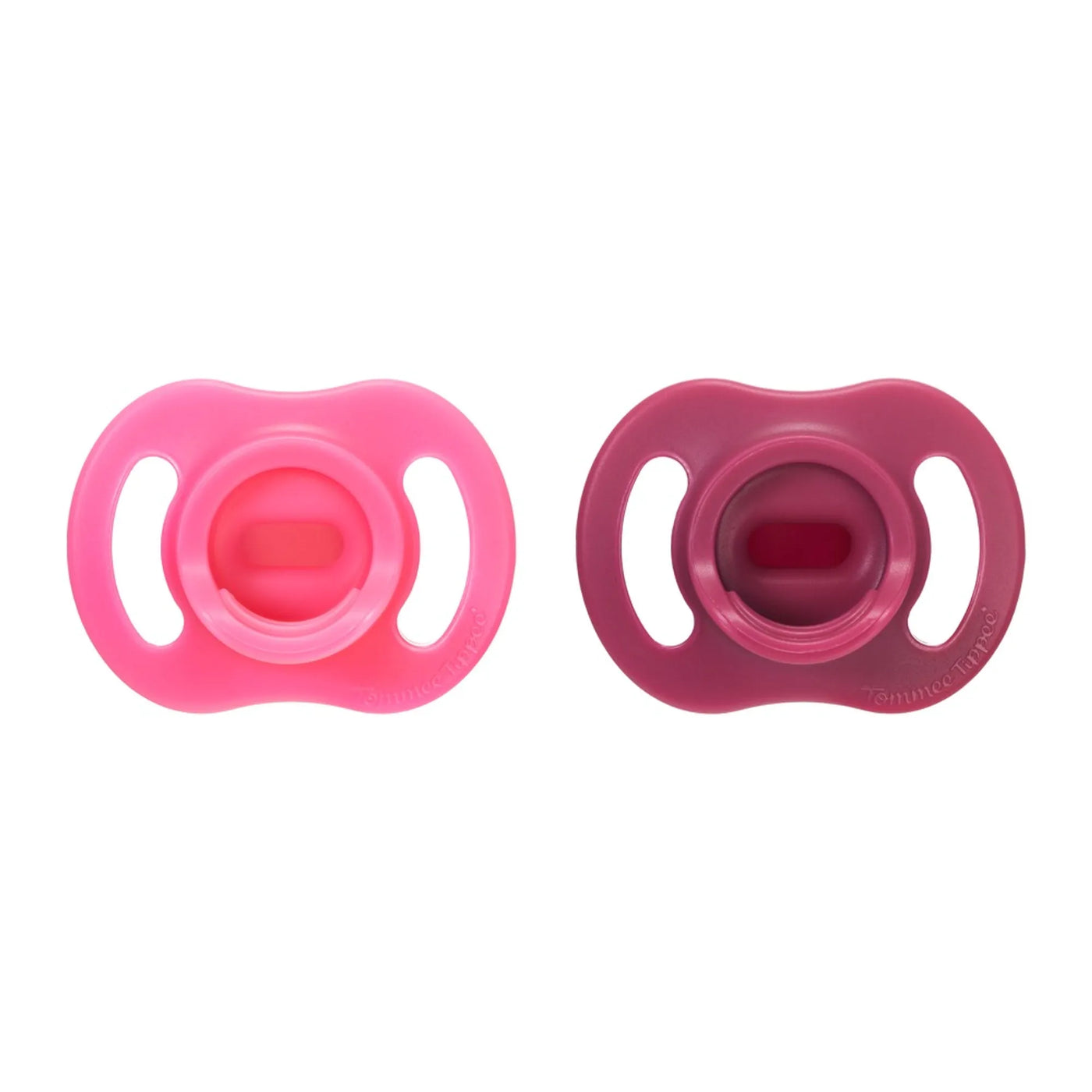 Tommee Tippee Ultra-Light Stayput Silicone Soother 2 Pack 6-18 Months - Pink Pack