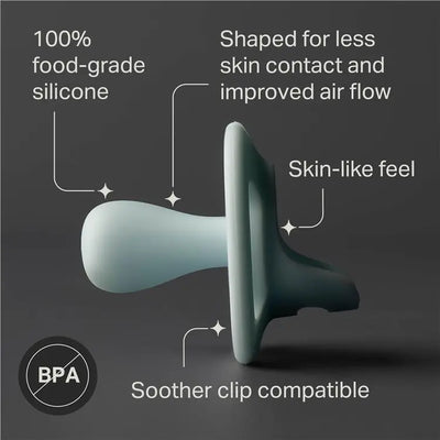 Tommee Tippee Ultra-Light Stayput Silicone Soother 2 Pack 18-36 Months - Blue Pack