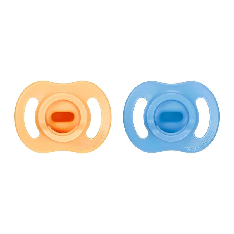 Tommee Tippee Ultra-Light Stayput Silicone Soother 2 Pack 18-36 Months - Blue Pack