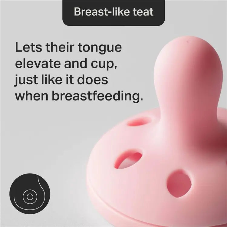 Tommee Tippee Breast Like Silicone Soother 2 Pack 0-6 Months - Blue Pack