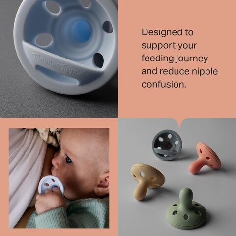 Tommee Tippee Breast-Like Silicone Soother 2 Pack 6-18 Months - Green Pack