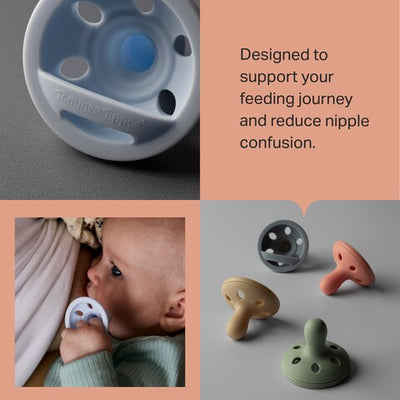 Tommee Tippee Breast-Like Silicone Soother 2 Pack 6-18 Months - Green Pack