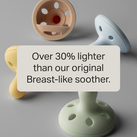 Tommee Tippee Breast-Like Silicone Soother 2 Pack 6-18 Months - Green Pack