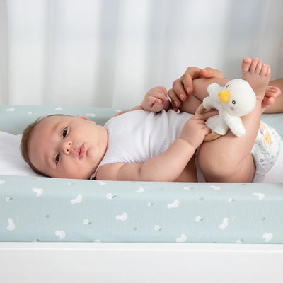 Living Textiles Ring Rattle & Dummy Chain Gift Set - Goosey Goosey