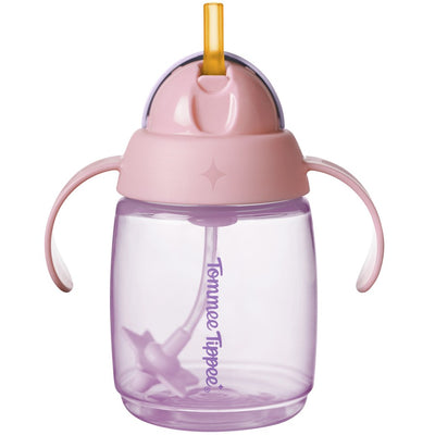 Tommee Tippee Trainer Straw Cup 300ml 6m+ - Pink