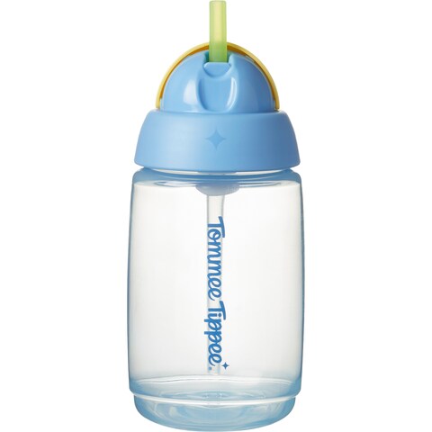 Tommee Tippee Active Straw Drink Bottle 390ml 12m+ - Blue