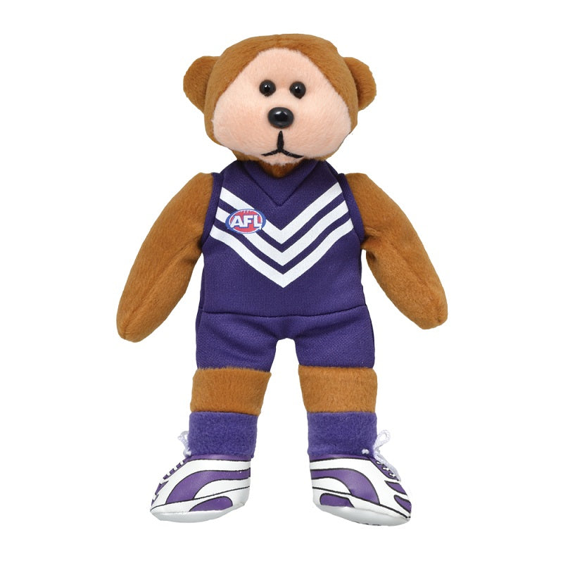 Korimco 30cm AFL Player Freo Soft Collectable Bear Toy
