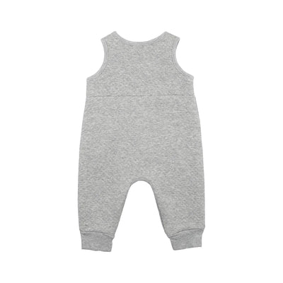 Bebe By Minihaha Llama Quilted Overall - Grey Marle