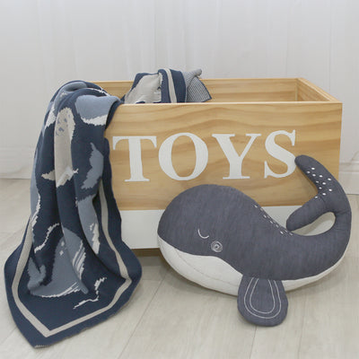 Living Textiles Cushion - Walter The Whale
