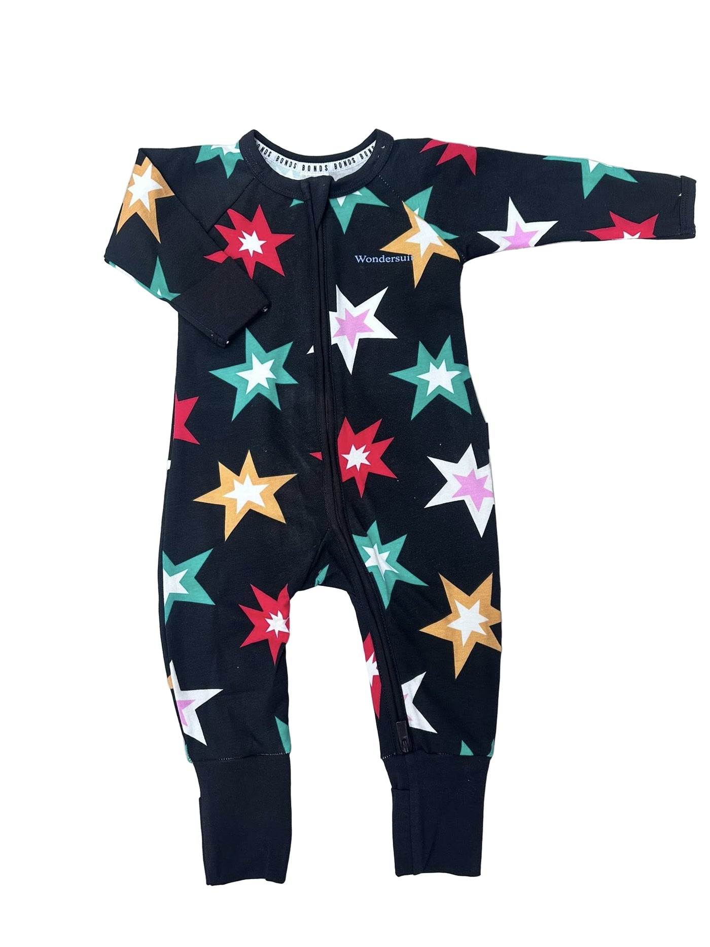 Bonds Zip Wondersuit - Bonds Fairy Lights Black