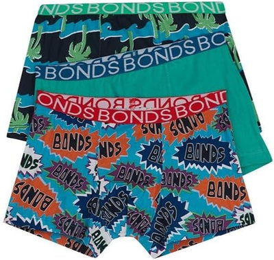 Bonds Boys 3 Pack Trunk - Kapow Logo