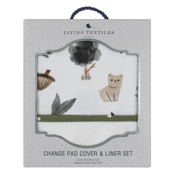 Living Textiles Change Mat Cover and Liner Set - Forest Retreat