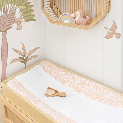 Living Textiles Change Pad Cover - Tropical Mia