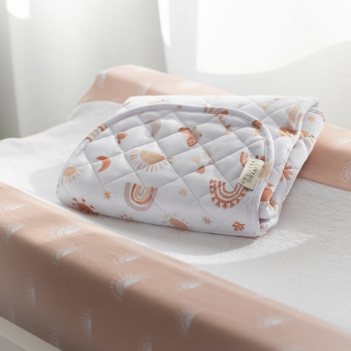 Living Textiles Foldable Waterproof Travel Change Mat - Bohemian Bliss