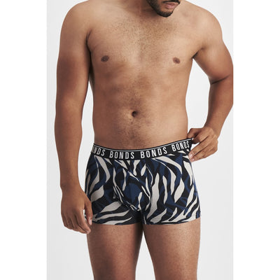 Bonds Men's Everyday Trunks 2 Pack - Navy Print
