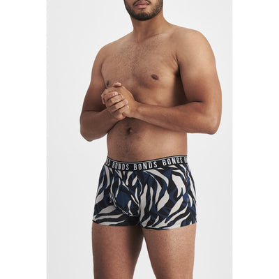 Bonds Men's Everyday Trunks 2 Pack - Navy Print