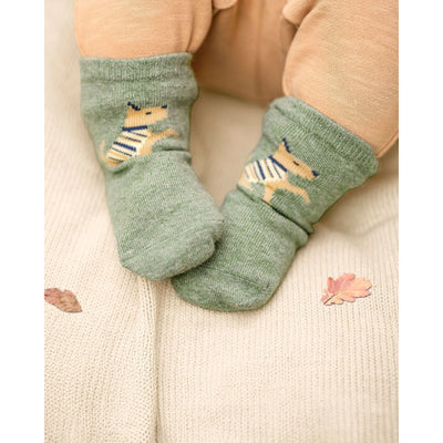 Toshi Organic Socks Ankle Jacquard - Lapdog