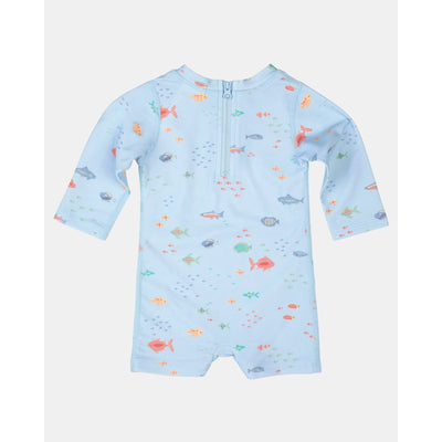 Toshi Swim Baby Onesie Long Sleeve Classic - Reef