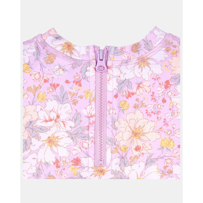Toshi Swim Baby Onesie Long Sleeve Classic - Dahlia