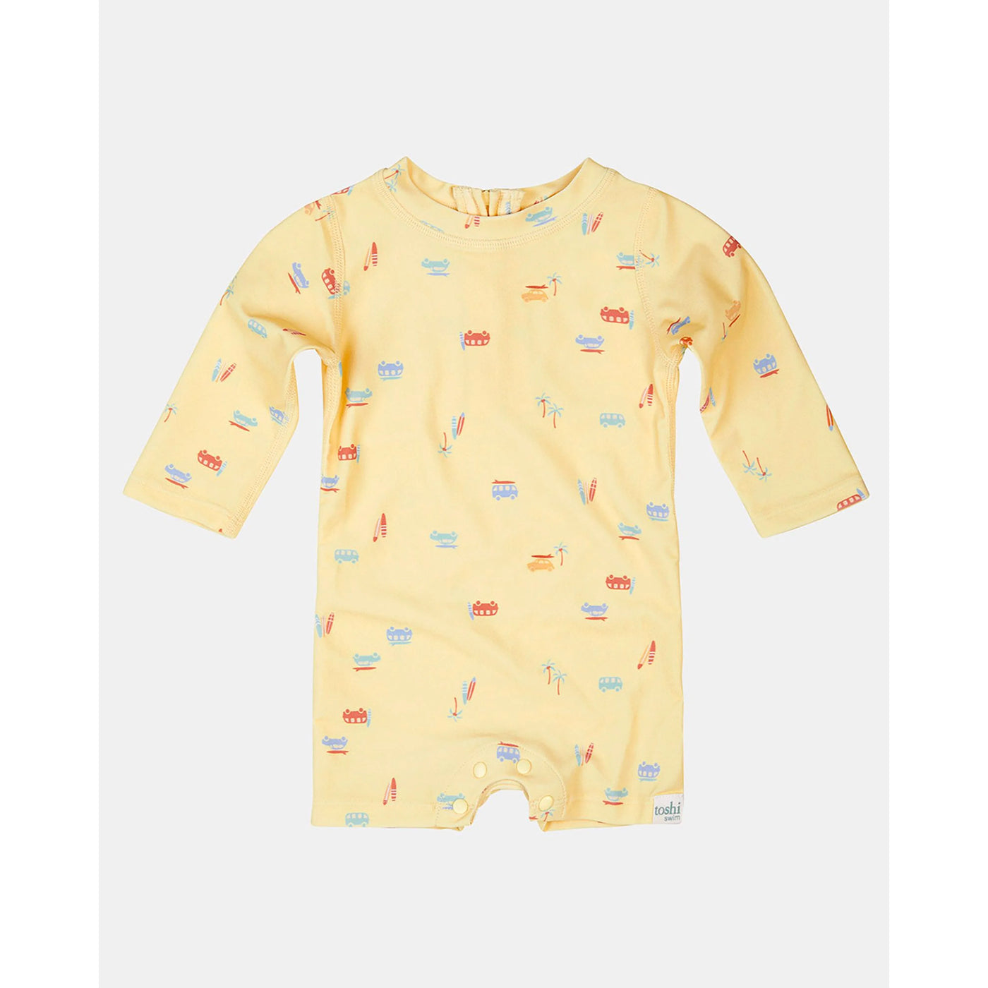 Toshi Swim Baby Onesie Long Sleeve Classic - Sunny
