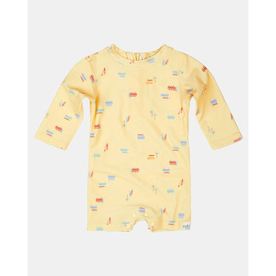Toshi Swim Baby Onesie Long Sleeve Classic - Sunny