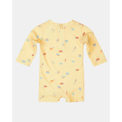 Toshi Swim Baby Onesie Long Sleeve Classic - Sunny
