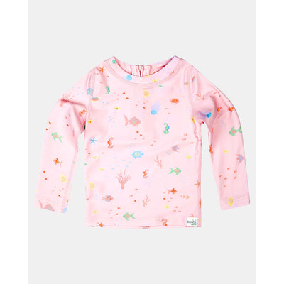 Toshi Swim Baby Rashie Long Sleeve Classic - Coral