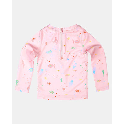 Toshi Swim Baby Rashie Long Sleeve Classic - Coral
