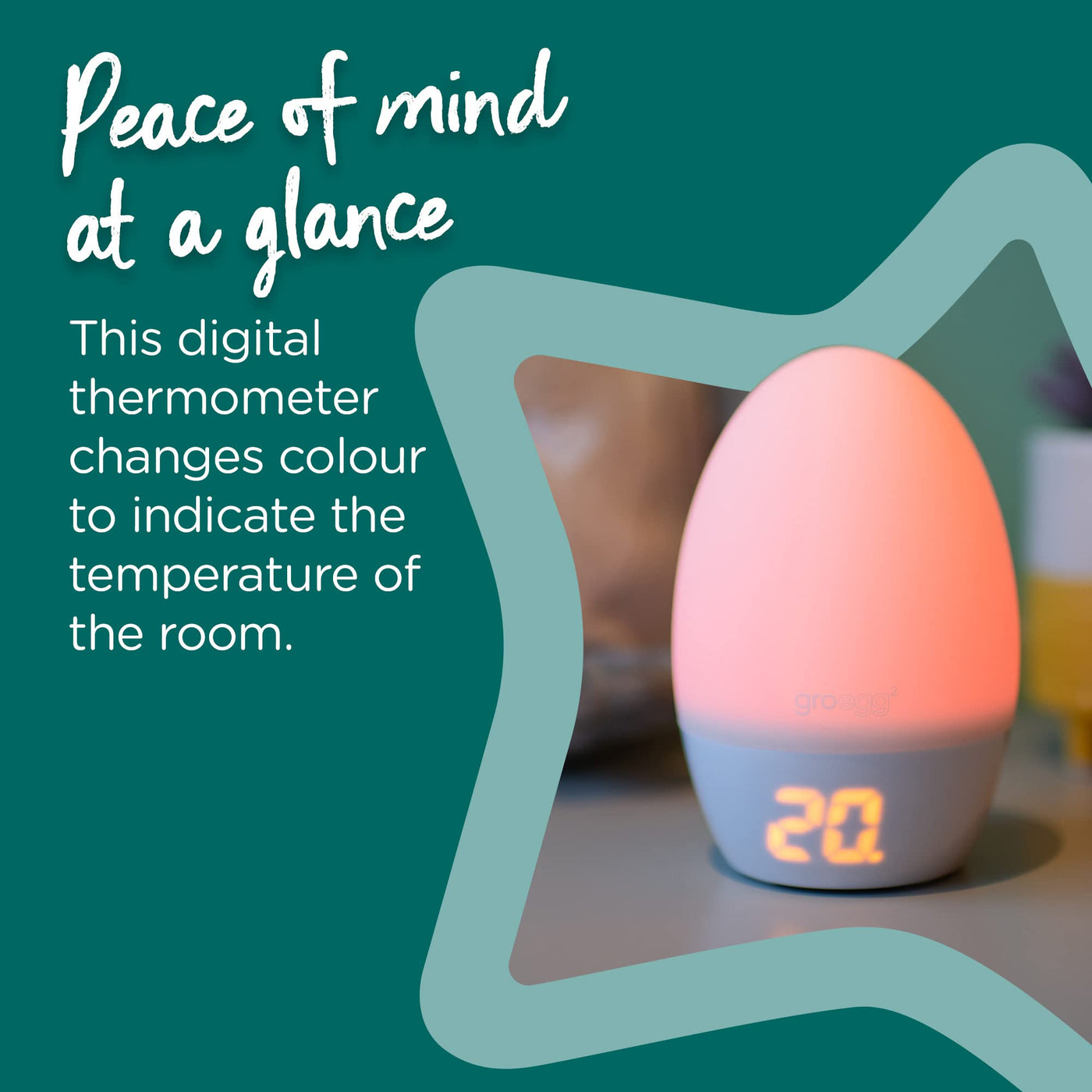 Tommee Tippee Groegg 2 Nursery Thermometer