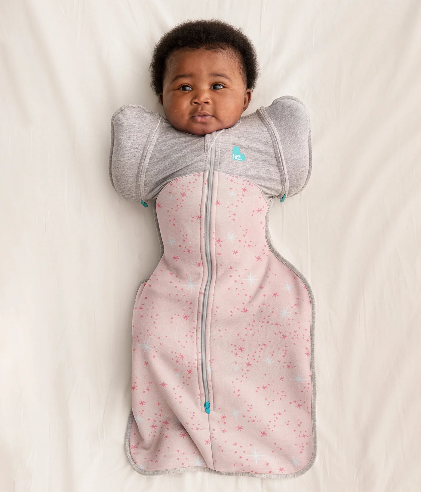 Love To Dream Swaddle Up™ Transition Bag Fleece 1.5 TOG - Rose North Star