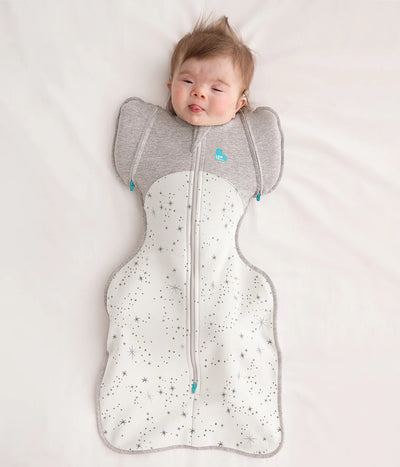 Love To Dream Swaddle Up™ Transition Bag Fleece 1.5 TOG - White North Star