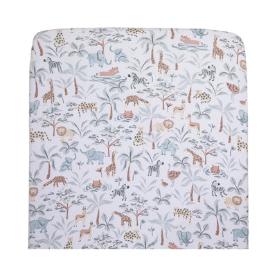 Living Textiles Organic Cot Fitted Sheet - Wild Safari