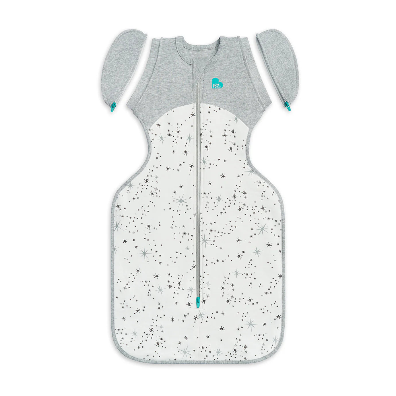Love To Dream Swaddle Up™ Transition Bag Fleece 1.5 TOG - White North Star