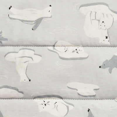 Love To Dream Quilted Cotton Sleep Suit Long Sleeve 3.5 TOG - Grey South Pole