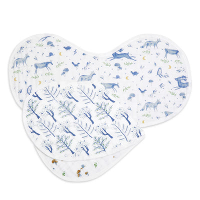 Aden and Anais Organic 2 pack Burpy Bibs - Outdoors