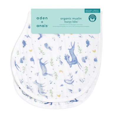 Aden and Anais Organic 2 pack Burpy Bibs - Outdoors