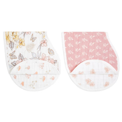 Aden and Anais Organic 2 pack Burpy Bibs - Earthly