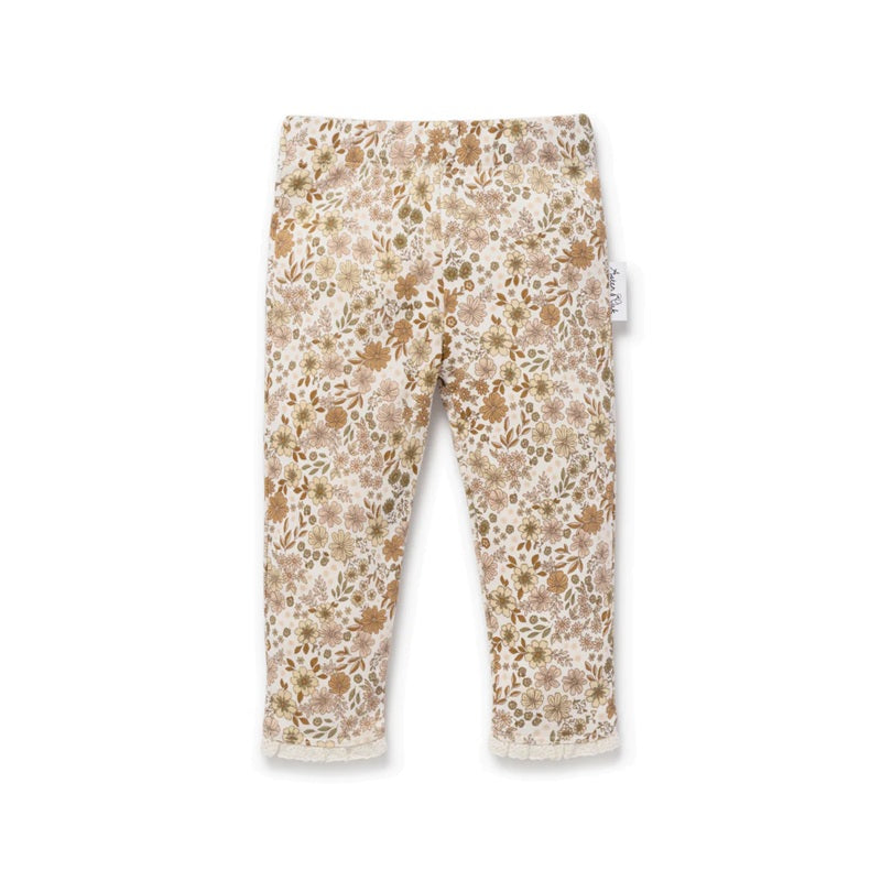 Aster & Oak Bailey Floral Leggings - Natural