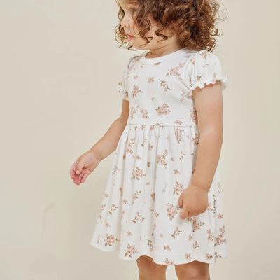 Aster & Oak Blossom Skater Dress - White