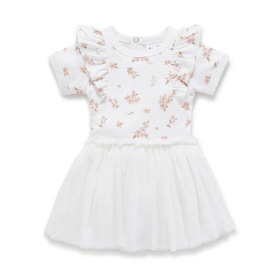 Aster & Oak Blossom Tutu Dress - White
