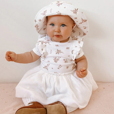 Aster & Oak Blossom Tutu Dress - White