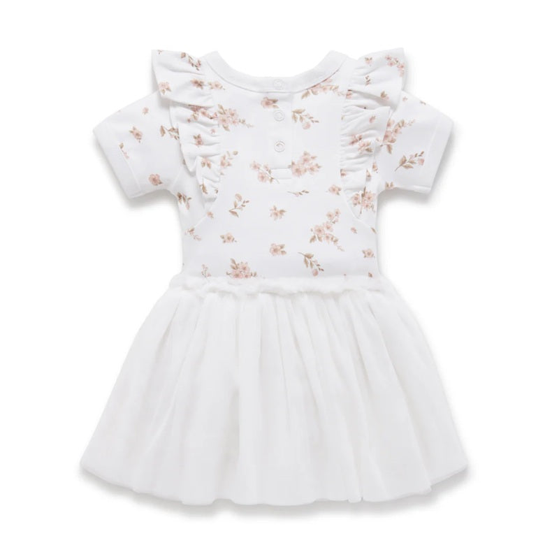 Aster & Oak Blossom Tutu Dress - White