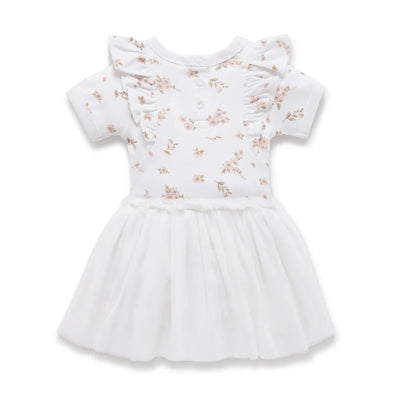 Aster & Oak Blossom Tutu Dress - White