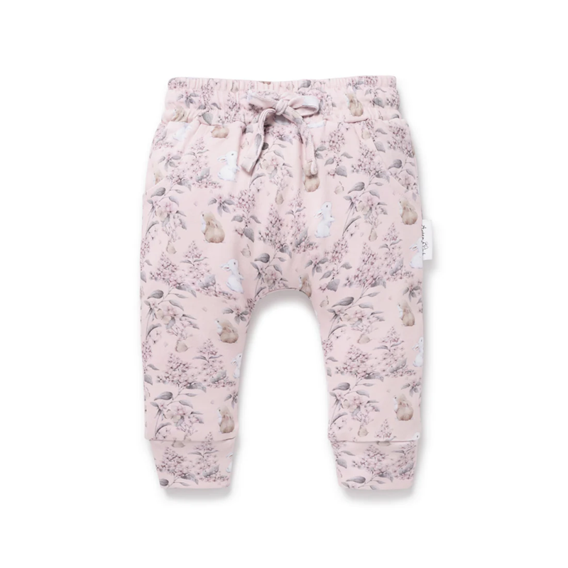 Aster & Oak Bunny Friends Harem Pants - Pink
