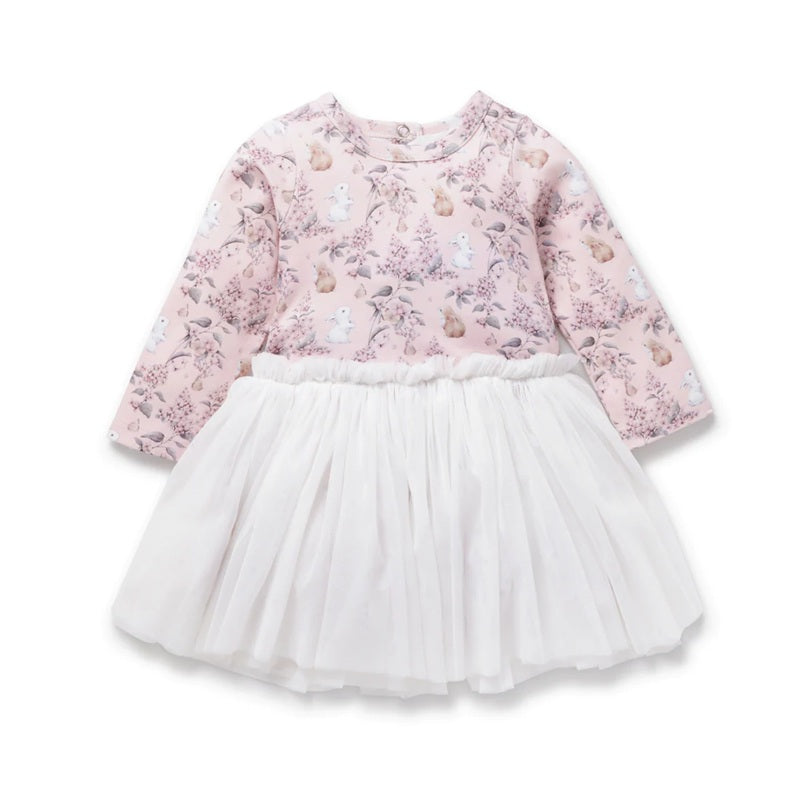 Aster & Oak Bunny Friends Tutu Dress - Pink